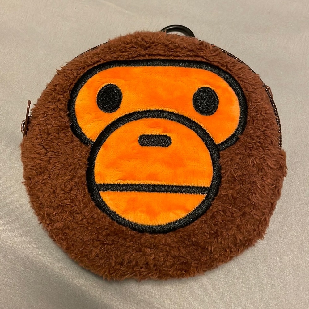 Bape Baby Milo teddy fur Pouch